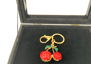 Cherry Cluster Bag Clip