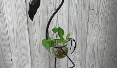 Hydroponic Home Decor - Tall Flamingo One Pot