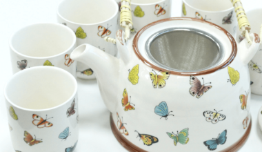 Butterfly Herbal Teapot Set