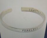 Inspirational Brass Bracelet