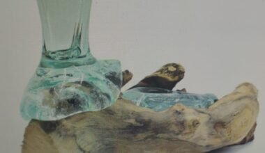 Molten Glass small Flower Vase & Tea Light holder